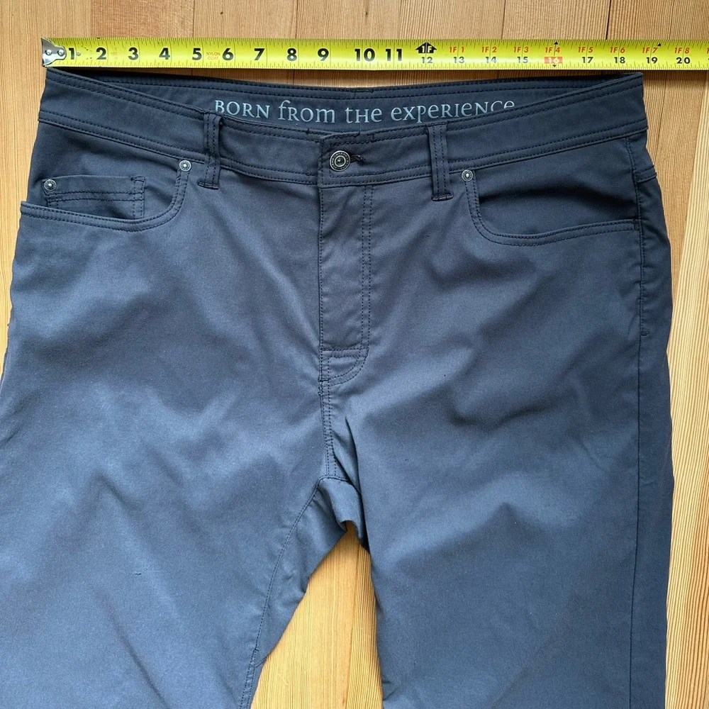 PRANA Hiking Pants Slim Fit Outdoors Men’s 38x30 *FLAWS* - Picture 6 of 13